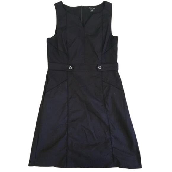 White House Black Market Sleeveless Sheath Dress in Black – EUC Size 2 - Picture 2 of 4